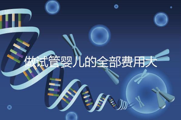 做試管嬰兒的全部費(fèi)用大概是多少(做試管嬰兒的全部費(fèi)用大概是多少掛號(hào)哈爾濱天元婦產(chǎn))