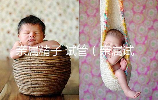 親屬精子 試管（親屬試管可以做嗎）