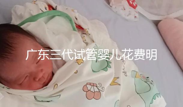 廣東三代試管嬰兒花費(fèi)明細(xì):8-15萬元,2025價(jià)格構(gòu)成公布