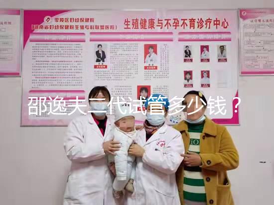 邵逸夫二代試管多少錢？費用均由這4個部分組成