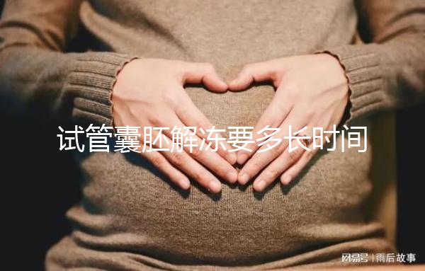 試管囊胚解凍要多長時間?聽聽移植后的姐妹怎么說