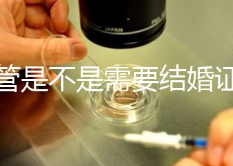 試管是不是需要結婚證，做試管嬰兒需要結婚證書嗎？