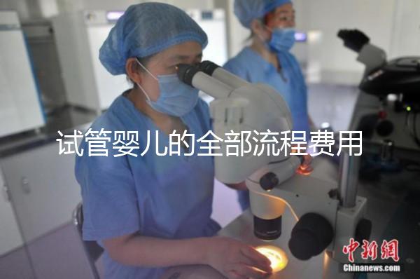 試管嬰兒的全部流程費用