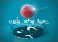 試管嬰兒可不可以選擇生男生女(試管嬰兒可不可以選擇生男生女嗎)