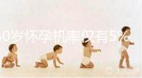 40歲懷孕機(jī)率僅有5%,為什么高齡女性懷孕這么難?